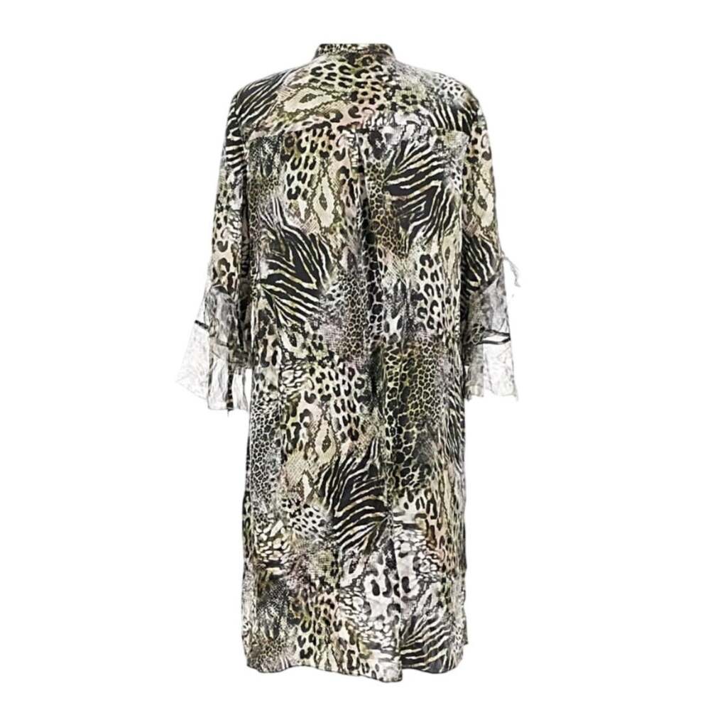 Elie Tahari Snakeskin Silk Blend Cocktail Dress 2